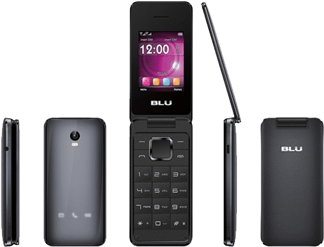 Blu Diva Flip T390 2.4 Inch Flip Phone Vga Unlocked (636x832), Png Download