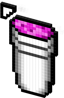 Drank Cursor - Purple Drank Pixel Png (330x418), Png Download