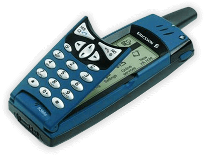 By Combining It With A Flip Phone, Of Course Pull Back - First Phone That Came Out In 2000 (408x310), Png Download
