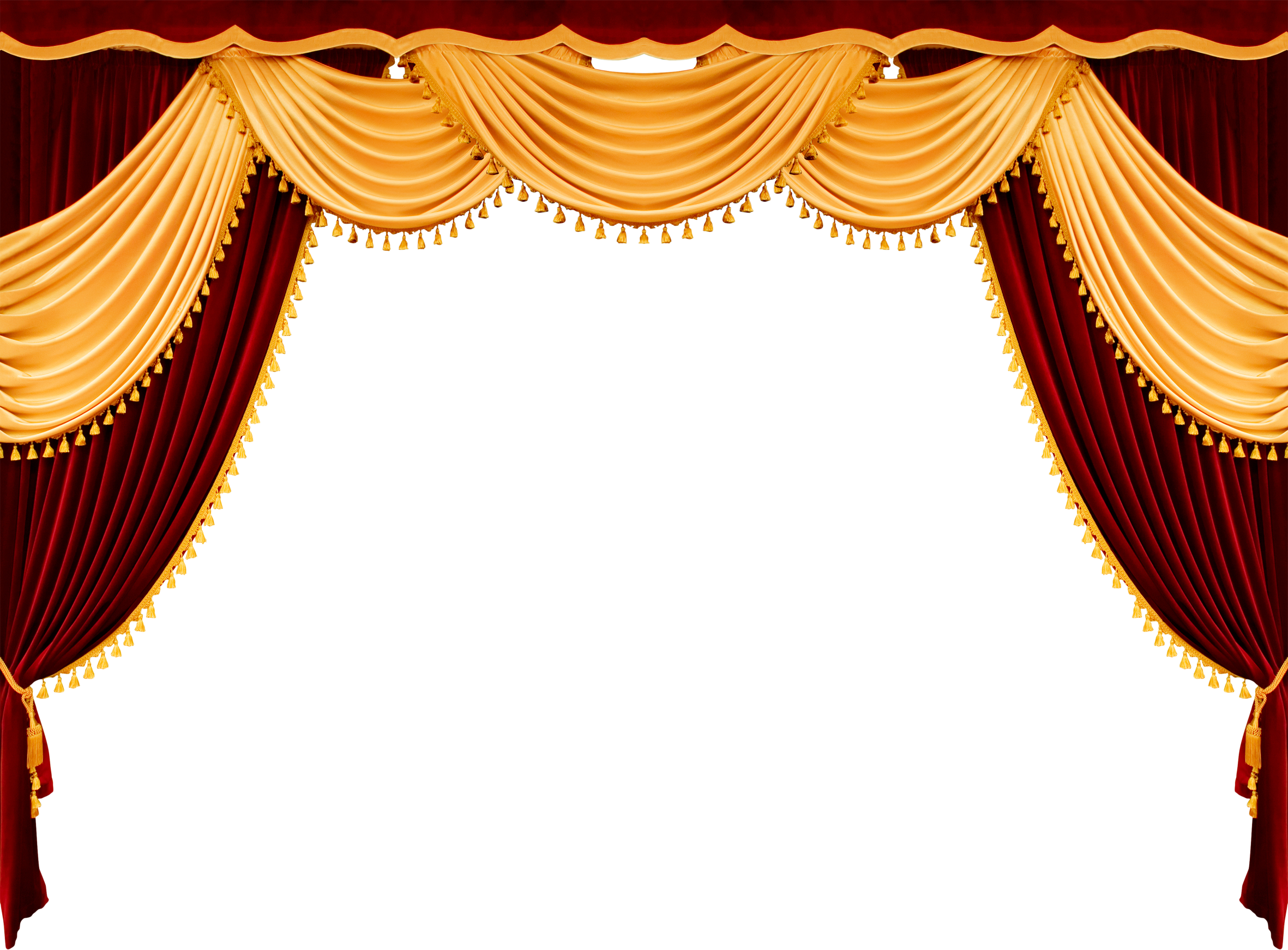 Stage Curtains Png (2362x1742), Png Download