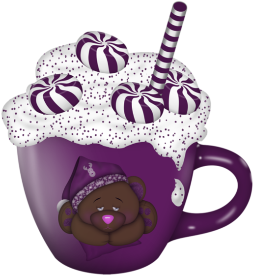 Cup Clipart Purple Cup - Cup (600x782), Png Download