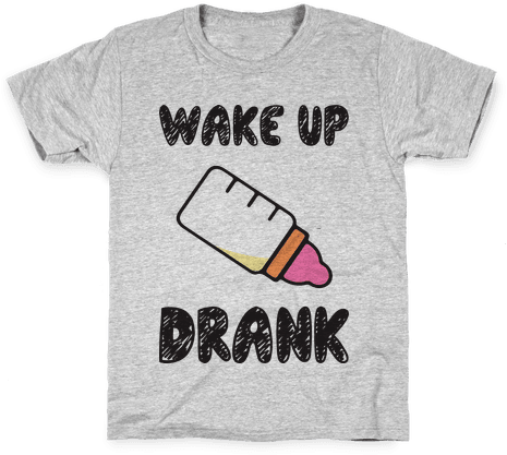 Wake Up Drank Kids T-shirt - Hell With Beauty Sleep I Want Skinny Sleep T-shirt: (484x484), Png Download