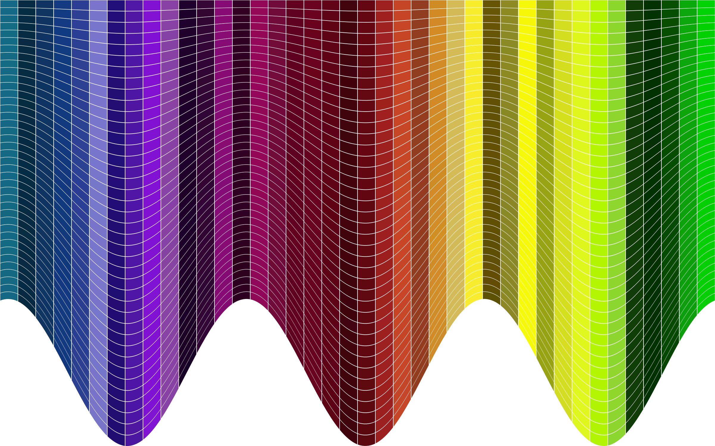 This Free Icons Png Design Of Technicolor Curtains (2400x1499), Png Download