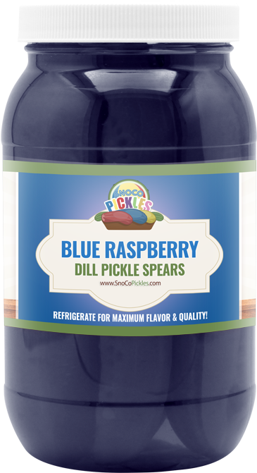 Blue Raspberry Snoco Pickles - Food (1000x1000), Png Download