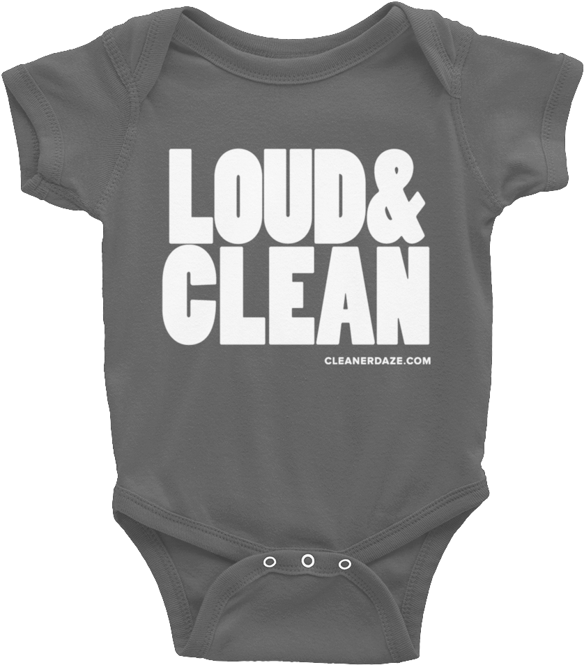 Loudclean Printfile Front Mockup Front Flat Black (1000x1000), Png Download