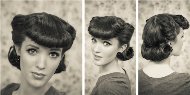 Thanks For Dropping By, And A Huge Thankj You To Those - 1950 Hair Style Side Bangs (640x329), Png Download
