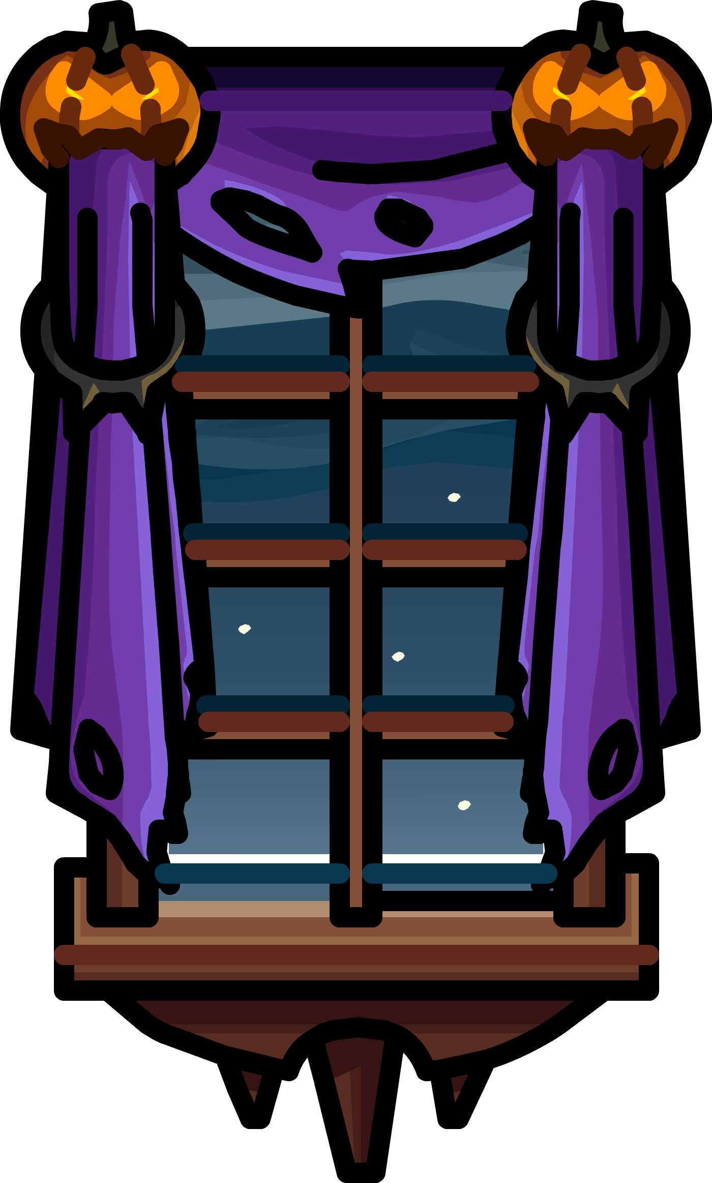 Jack O Lantern Curtains Icon - Illustration (1400x2324), Png Download