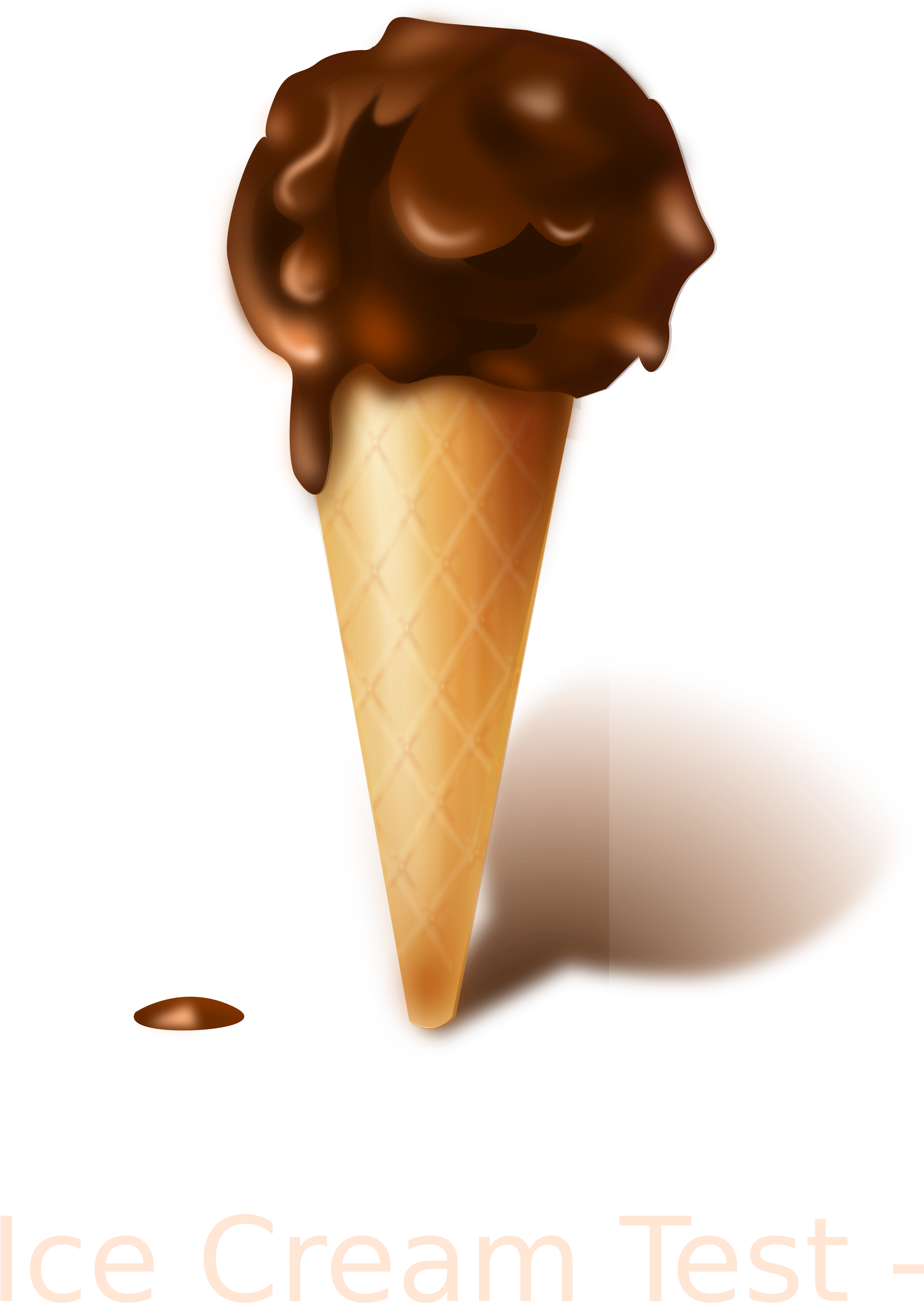 This Free Icons Png Design Of Chocolate Icecream (2400x3431), Png Download
