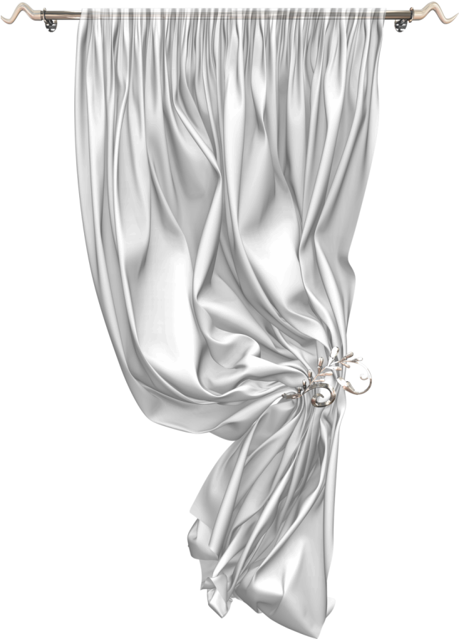 Silver Curtains - Perde Png (650x898), Png Download
