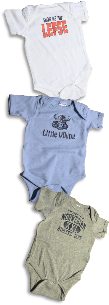 "lil' Norskie" T-shirt Style Baby Onesie, Lt - Infant Bodysuit (399x1094), Png Download