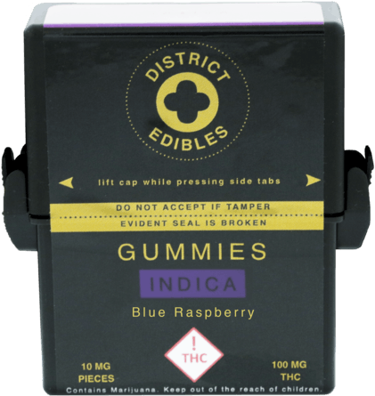 Blue Raspberry Gummies 100mg - Sour Apple Hybrid Gummies (770x770), Png Download
