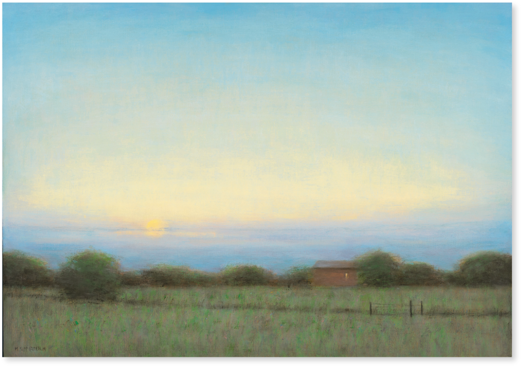 Last Light • Oil On Linen • 38 X 56 Inches • Fg - Grass (1532x868), Png Download