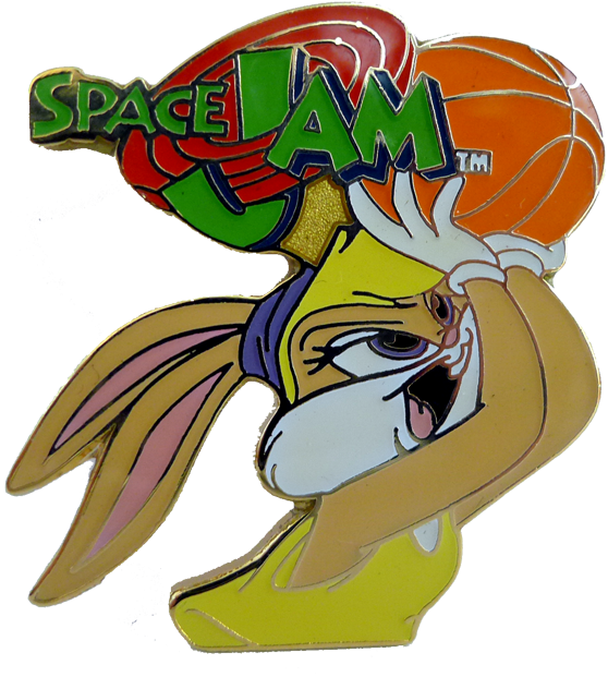 Vintage Space Jam Lola Bunny - Space Jam Pin (842x750), Png Download