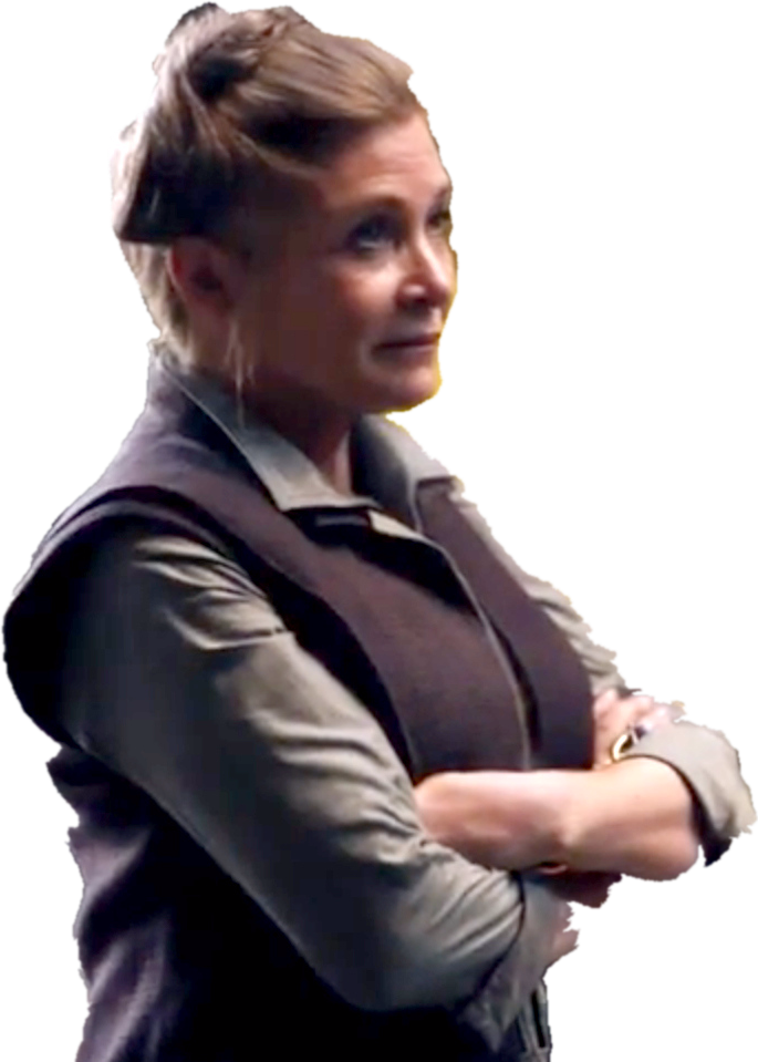 Latest - Carrie Fisher (685x959), Png Download