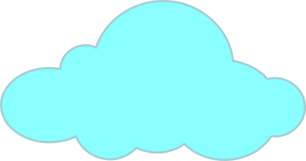 Sky Clouds Clipart - Gambar Awan Animasi Biru (600x316), Png Download