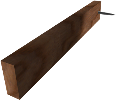 Board With A Nail In It - Board With A Nail (420x420), Png Download