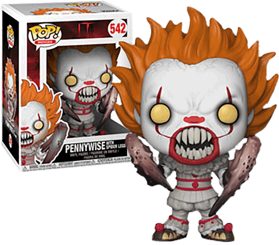 Pennywise With Spider Legs Pop Vinyl Figure (600x600), Png Download