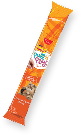 Shop Now - Purina Friskies Pull 'n Play Tender Strings - Chicken (700x489), Png Download