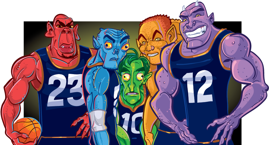 Space Jam 2 Monstars (900x491), Png Download