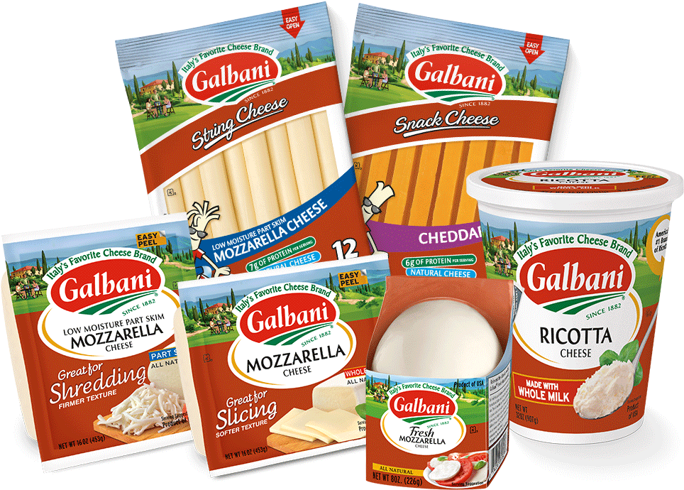 Fresh Mozzarella Ball Galbani (1000x1000), Png Download