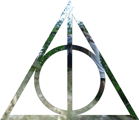 Deathly Hallows Necklace - Deathly Hallows Symbol Transparent (488x424), Png Download