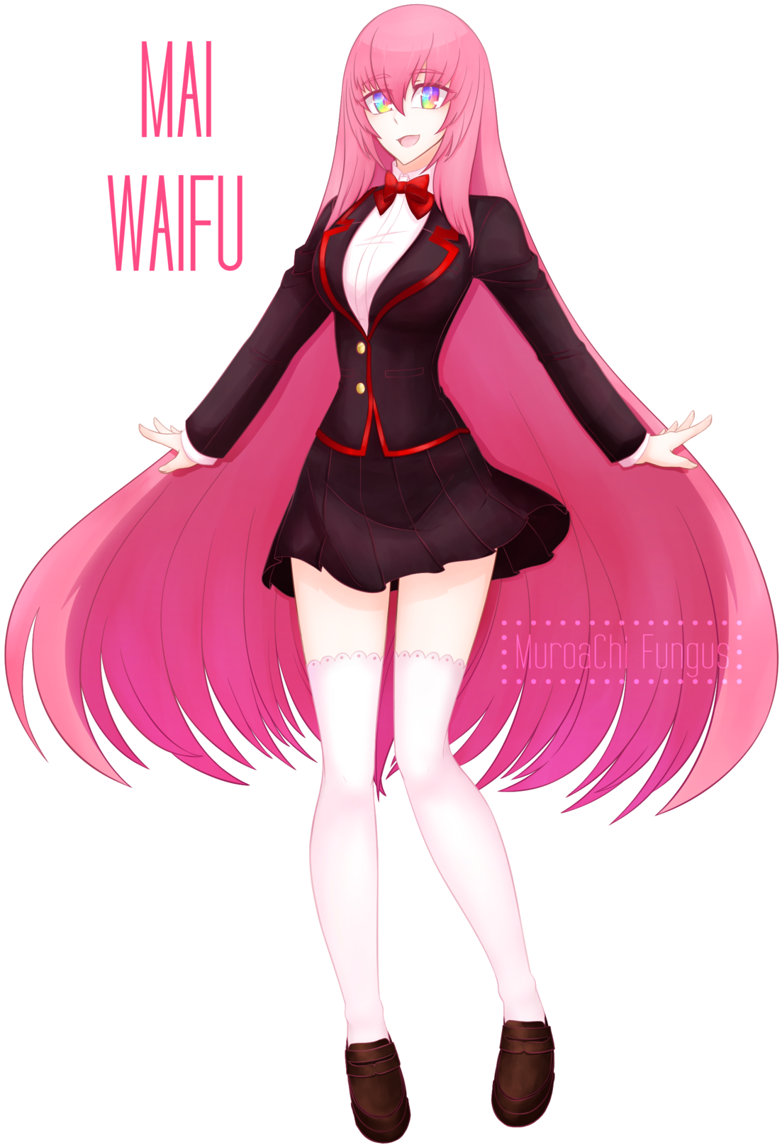 Mai Waifu By Muroachifungus-da5k3ra - Yandere Simulator Mai Waifu Anime (1280x1804), Png Download
