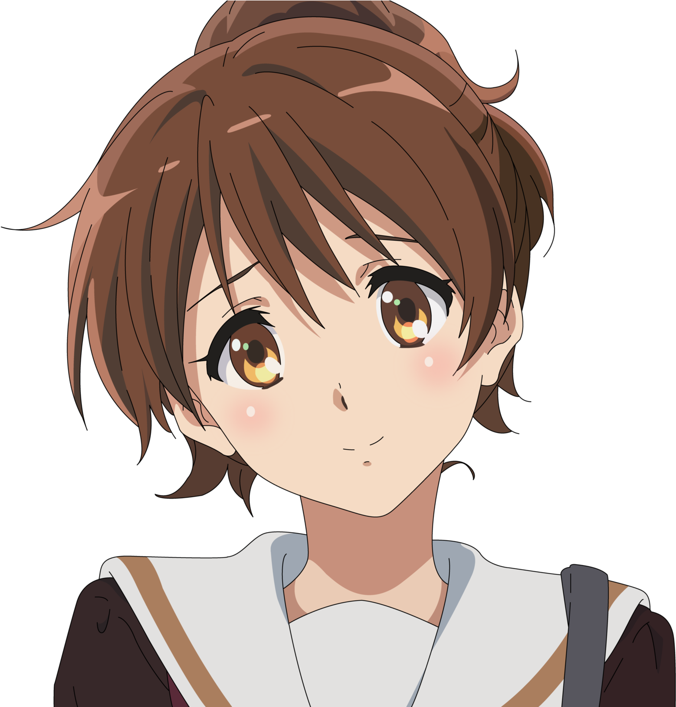 Permalink - Hibike Euphonium Oumae Kumiko Ponytail (1600x1390), Png Download
