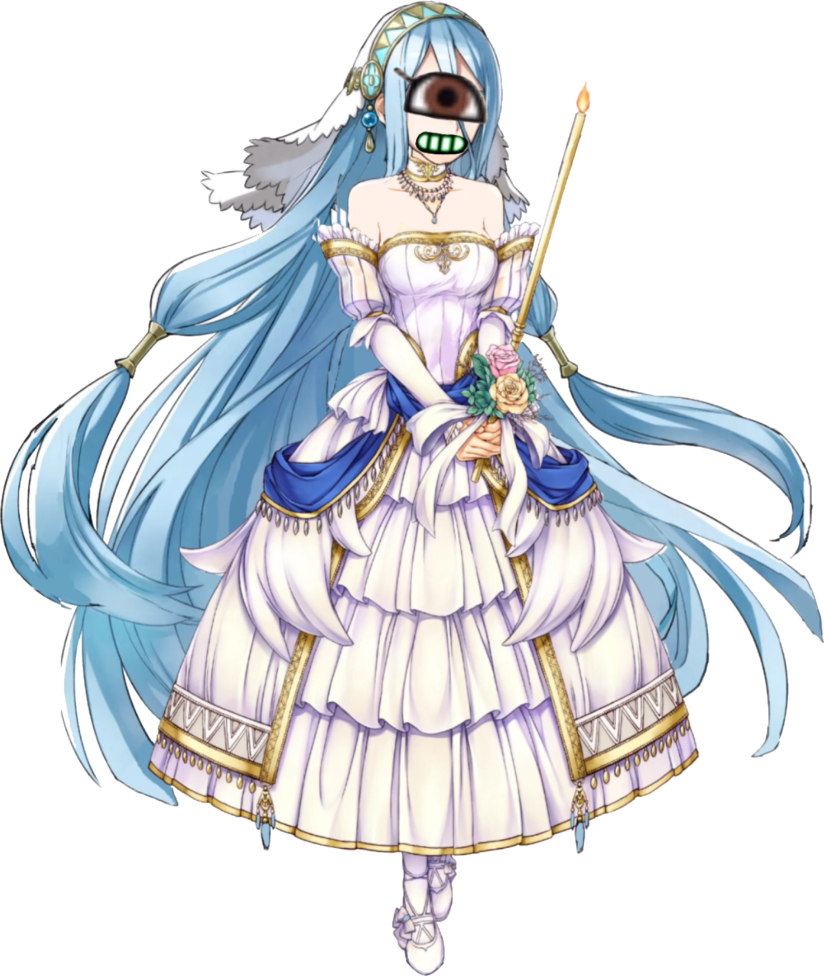 Wedding Waifu - Azura Fire Emblem Wariors (1762x2048), Png Download