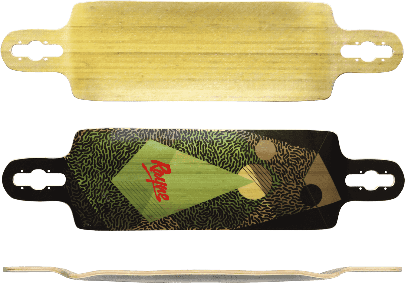 Custom Nemesis V3 39 Space Jam Rayne Board - Rayne Nemesis V3 Longboard Deck - Space Jam (1600x1086), Png Download
