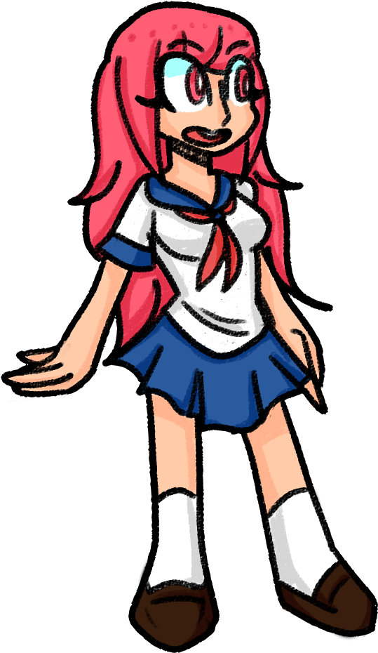 Mai Waifu - Cartoon (800x1000), Png Download