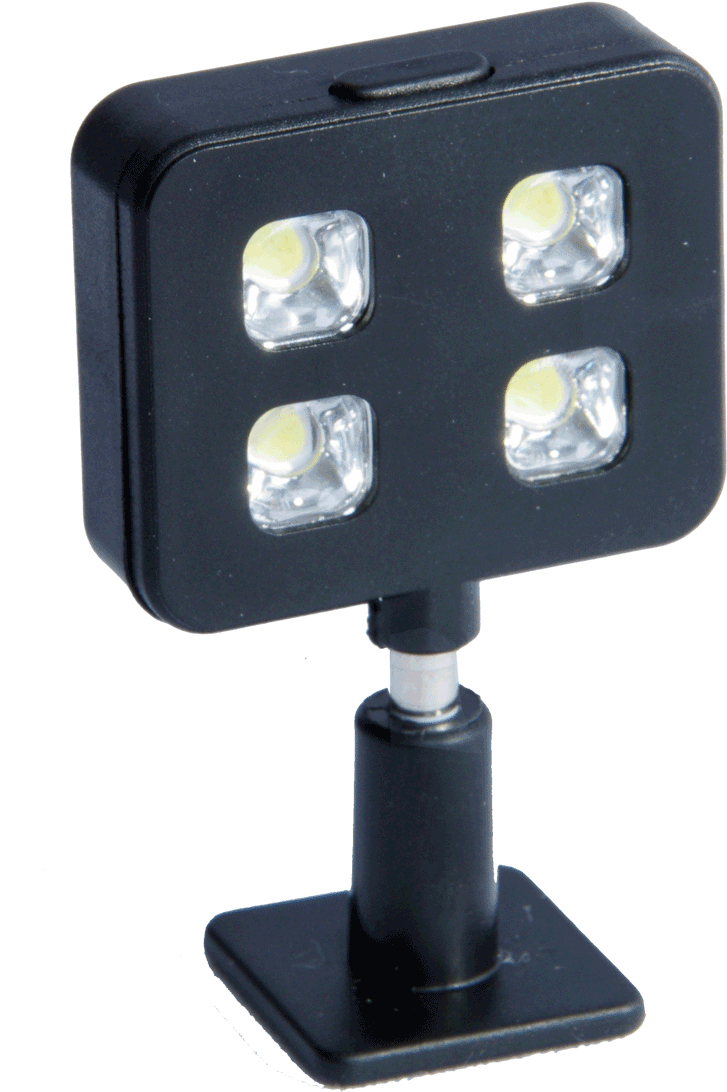 Zuma Led 4 Light/flash For Smartphone [z-900] - Zuma Led Video Light & Flash For Smartphones With (1200x1200), Png Download