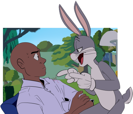 Rocko's Modern Life And Bendy And The Ink Machine (500x382), Png Download