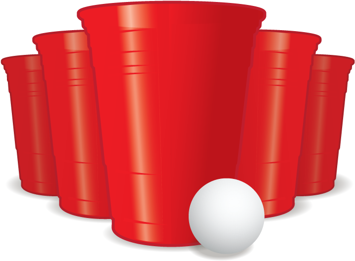 Beer Pong Tournament (792x612), Png Download