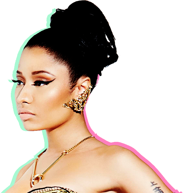 Nicki-minaj - Nicki Minaj (588x620), Png Download