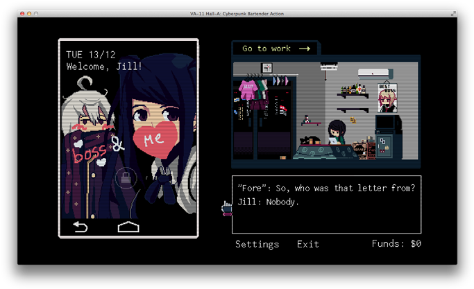 Screen - Playism Va-11 Hall-a (690x423), Png Download