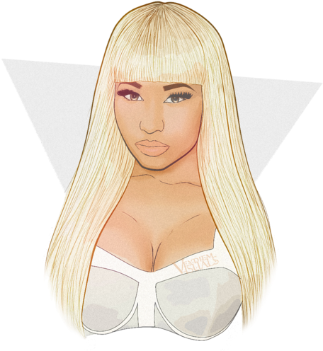 Image Result For Nicki Minaj Cartoon Drawing - Cute Drawings Of Nicki Minaj (500x500), Png Download