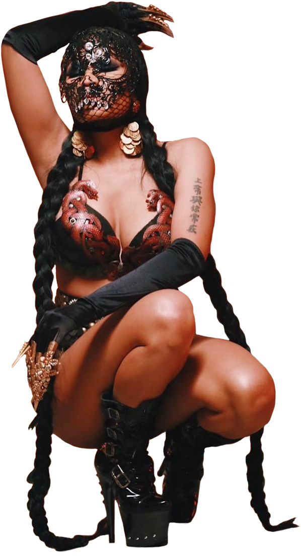 Nicki Minaj - Nicki Minaj Transparent 2017 (628x1123), Png Download