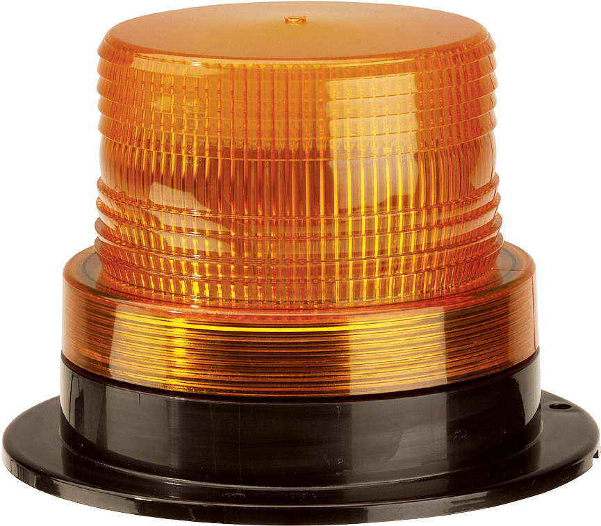 D Quad Flash Strobe Light Flange Base - Led Amber Flashing Light W/wiring (1000x1000), Png Download