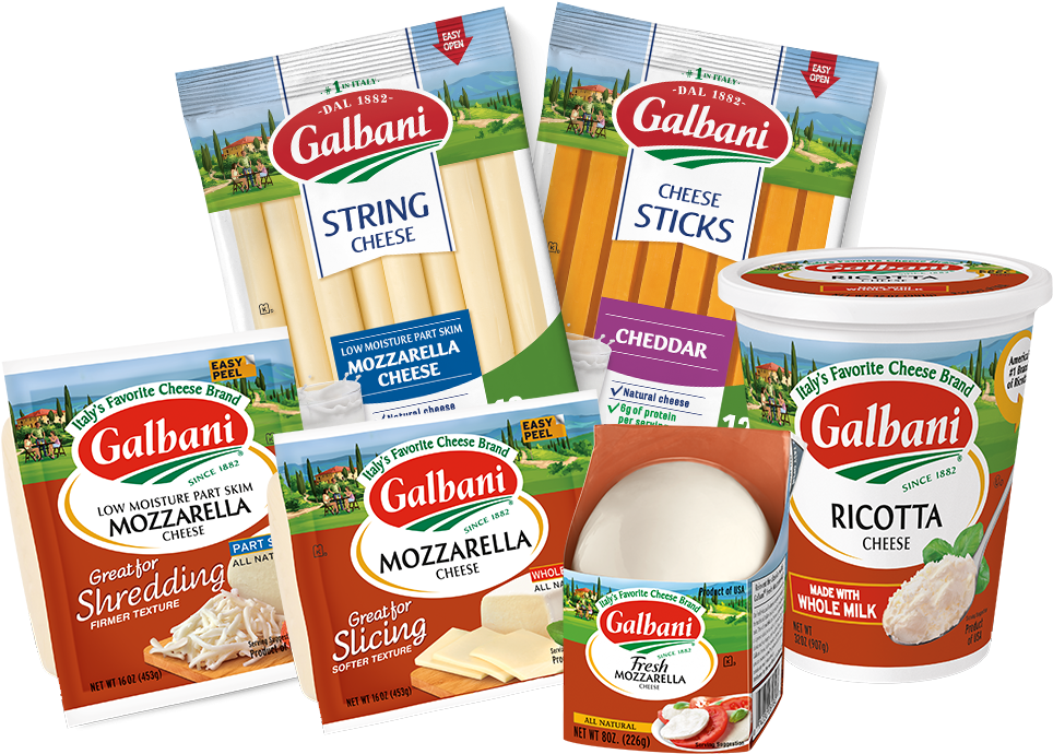 Galbani Dairy Family Shot Nobanner - Galbani Ricotta Cheese - 3 Lb (1000x847), Png Download