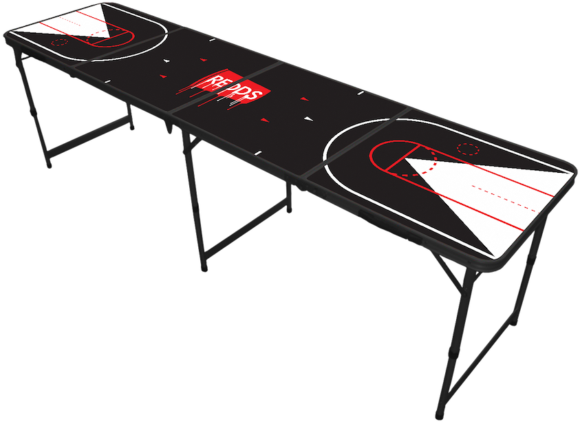 Redds Beer Pong Table - Beer Pong (850x852), Png Download