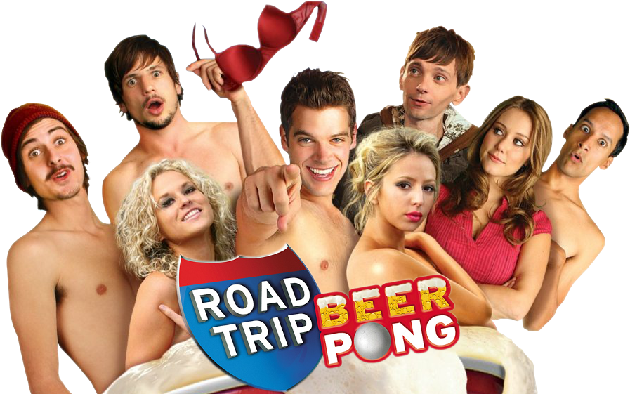 Beer Pong Image - Road Trip Beer Pong (1000x562), Png Download