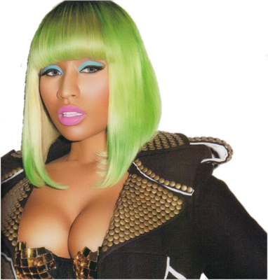 Nicki Minaj Old Look - Nicki Minaj (382x400), Png Download
