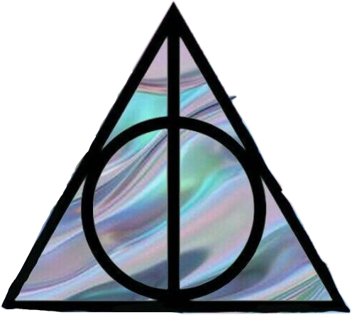 Deathly Hallows Wallpaper Iphone (496x444), Png Download