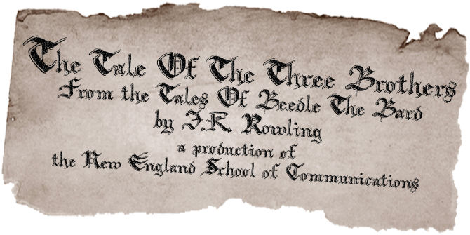 Harry Potter The Three Brothers Pages (700x334), Png Download
