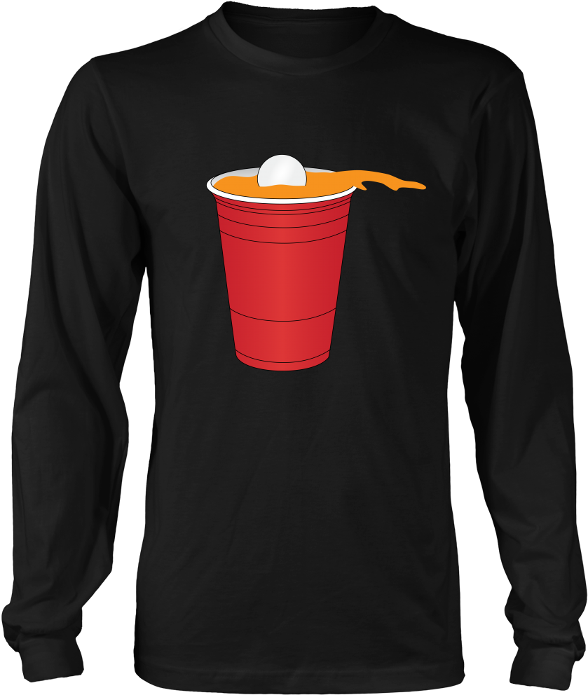 Beer Pong Shirt - Thank A Veteran Gift (1000x1000), Png Download