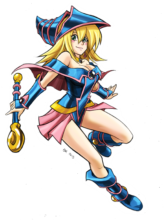 Dark Magician Girl By Kevinraganit - Dark Magician Girl Waifu (564x761), Png Download