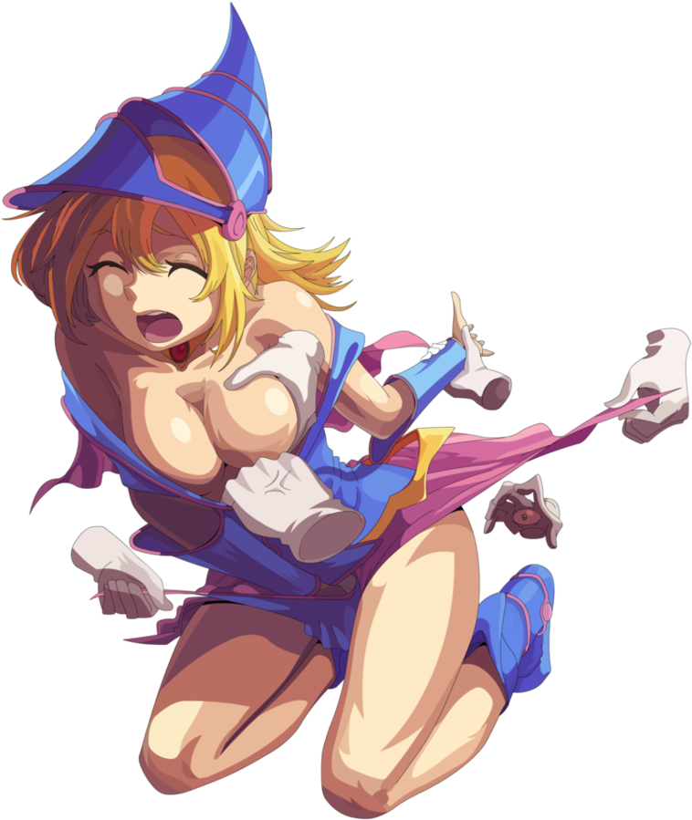 Black And White Download Dark Girl By Grindmx On Deviantart - Dark Magician Girl Deviantart Hentai (846x944), Png Download