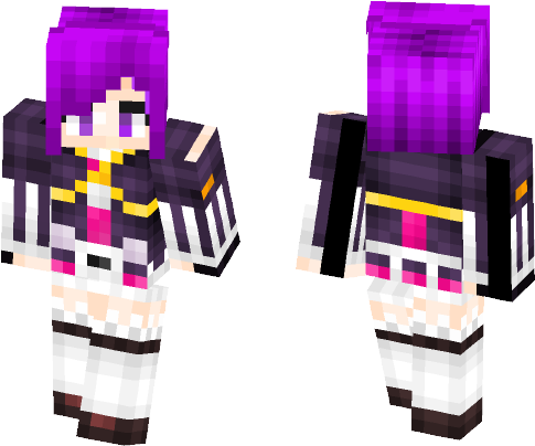 Aisha Dark Magician - Minecraft (584x497), Png Download