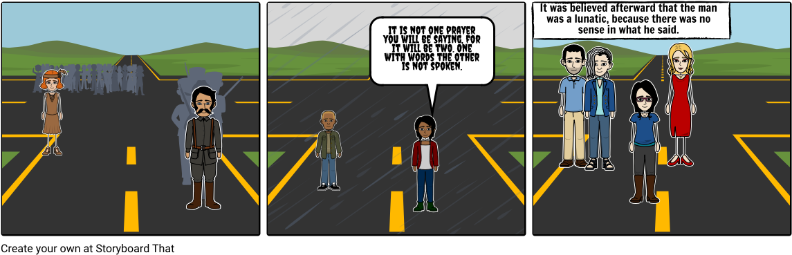 The War Prayers - Cartoon (1164x385), Png Download