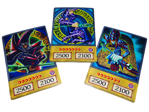 Anime Yugioh Transparent Duel Monsters Dark Magician - Yu Gi Oh! Single Card(limited Edition):lc01-en005 Dark (500x375), Png Download